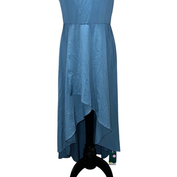 Halara Breezeful Strappy Backless Shirred Midi Assymetriacal Hem Dress Sz Medium - Picture 7 of 16